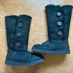 Black UGG boots